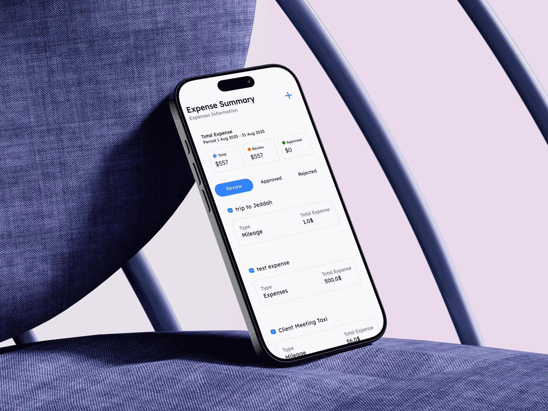 Mock-up eines unserer Projekte